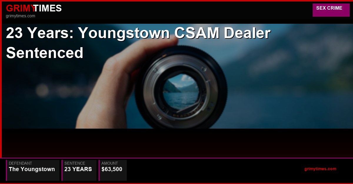 23 Years: Youngstown CSAM Dealer Sentenced