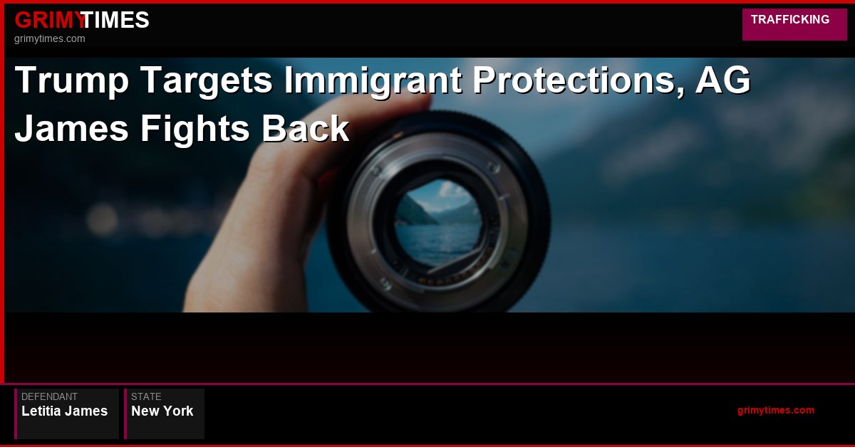 Trump Targets Immigrant Protections, AG James Fights Back — Letitia James — New York